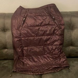 Quilted winter skirt